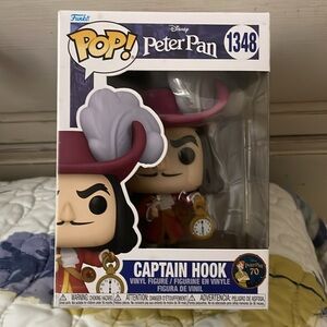 ⏱️BNIB Funko Pop! Captain Hook #1348 70th Anniversary of Peter Pan vinyl figure🐊
